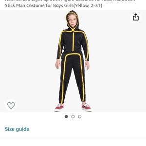 Boys 2t-3t light up costume.